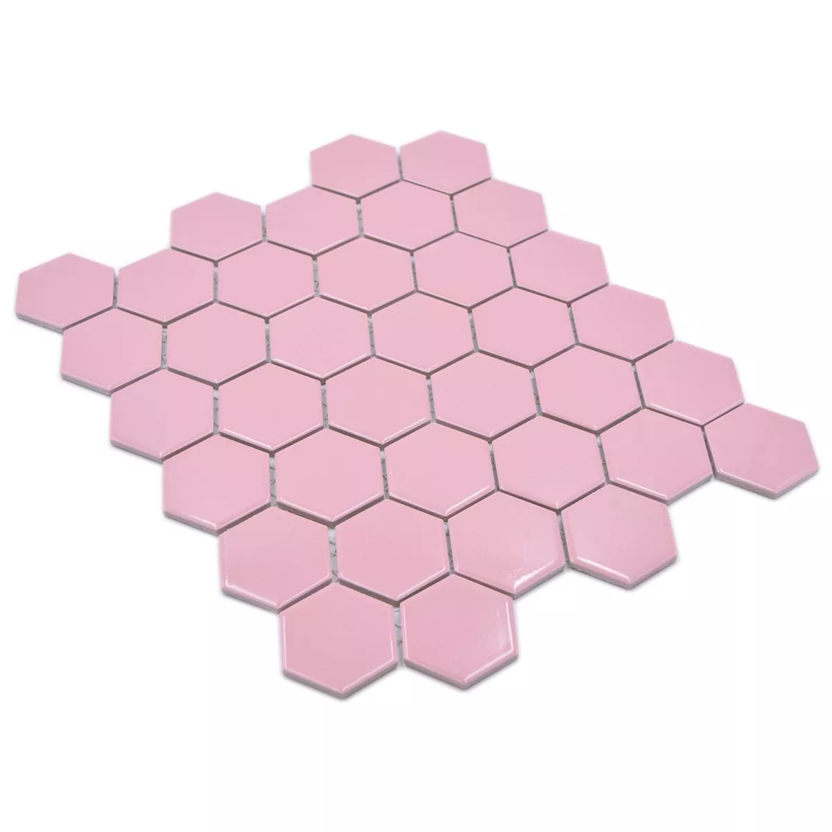 Model din Mozaic Ceramic Salomon Hexagon Roz H51
