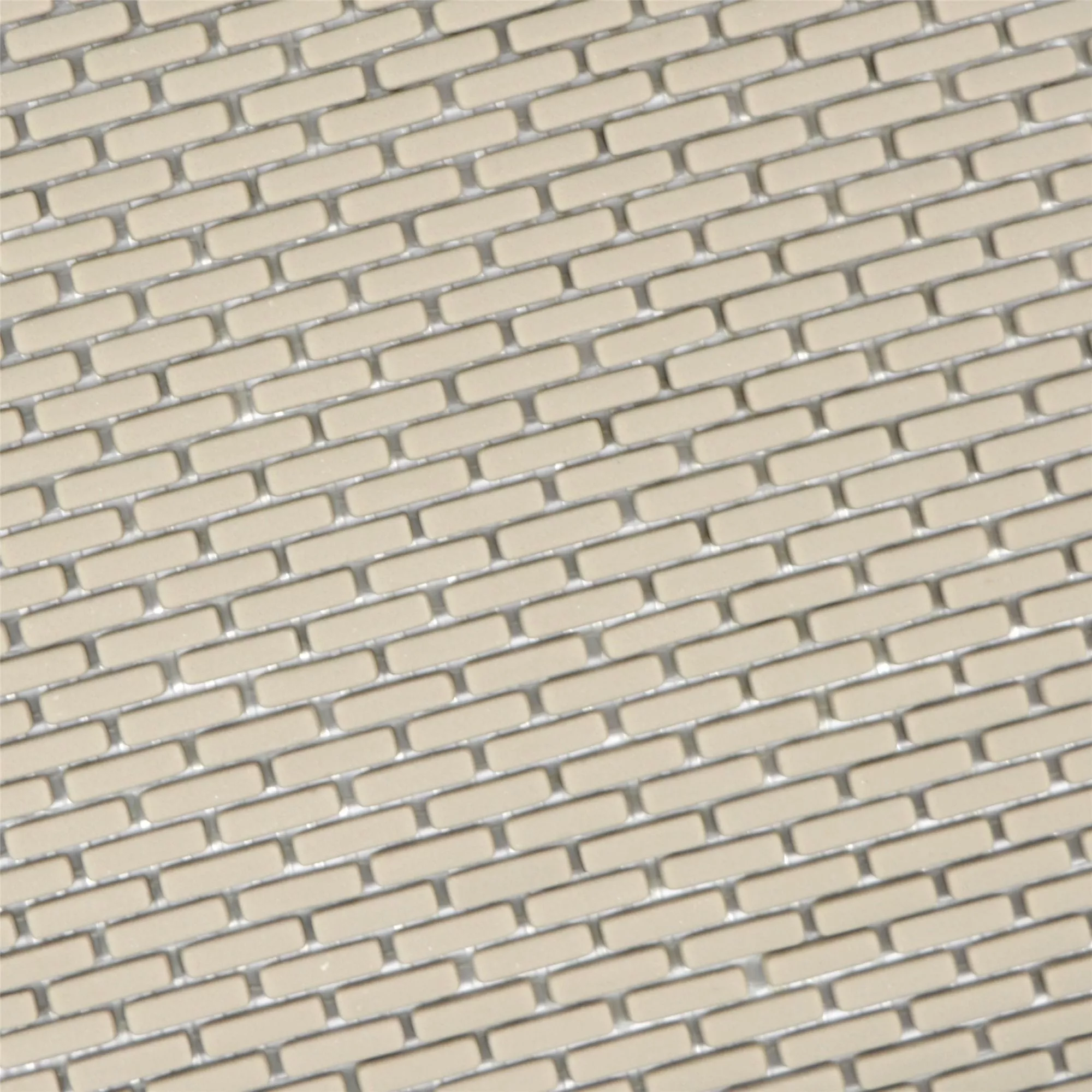 Vzorek Skleněná Mozaika Dlaždice Kassandra Cream Brick Matný