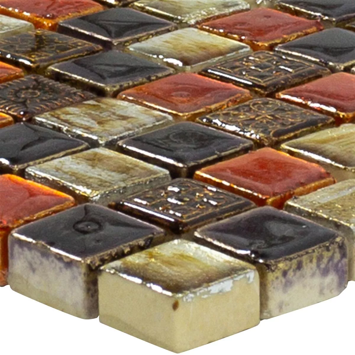 Piatră Naturală Plăci De Mozaic Toskana Roșu Cupru Mix Piatră Naturală Plăci De Mozaic Toskana Roșu Cupru Mix