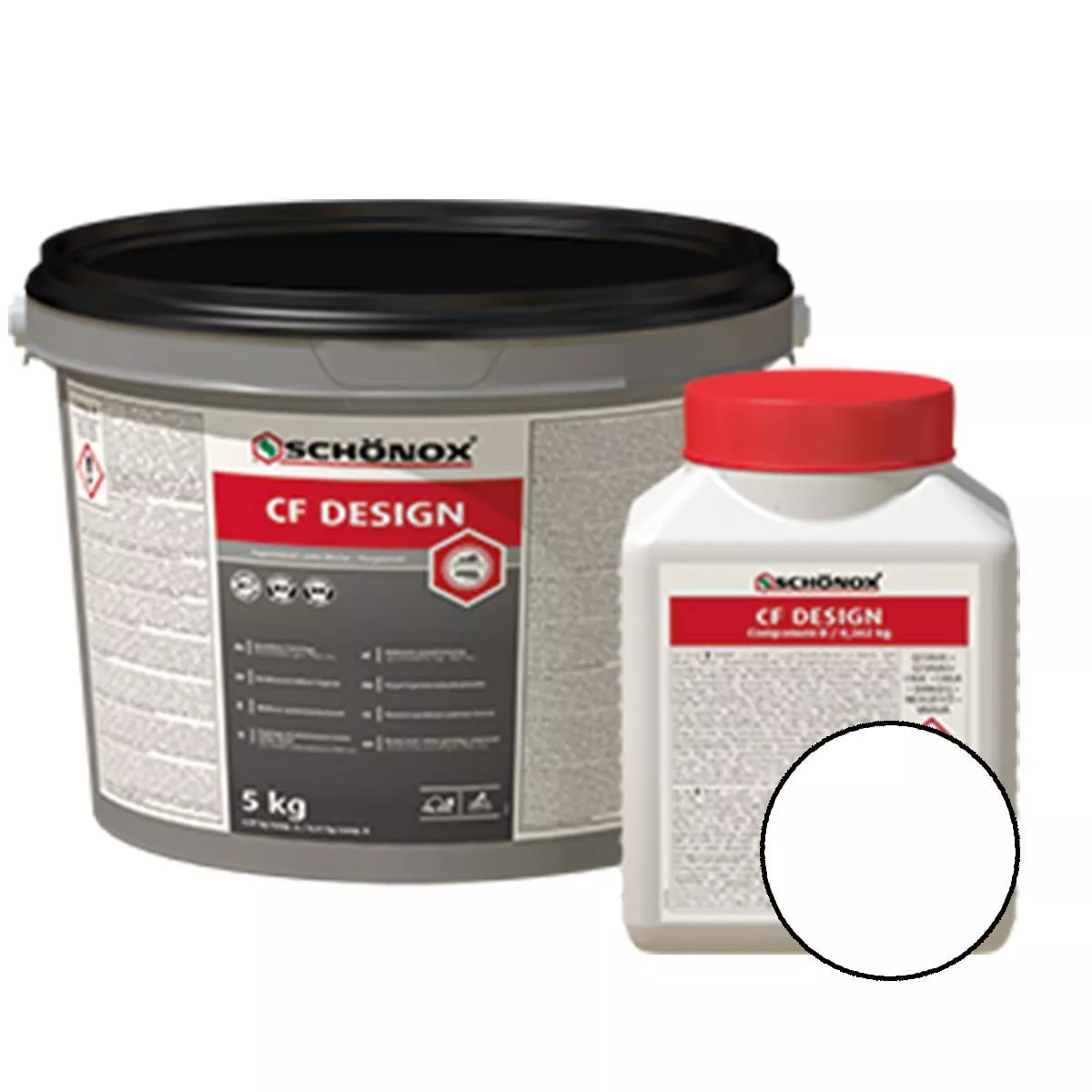 Joint mortar Schönox CF Design epoxy resin Colorfuge White 2.5 kg