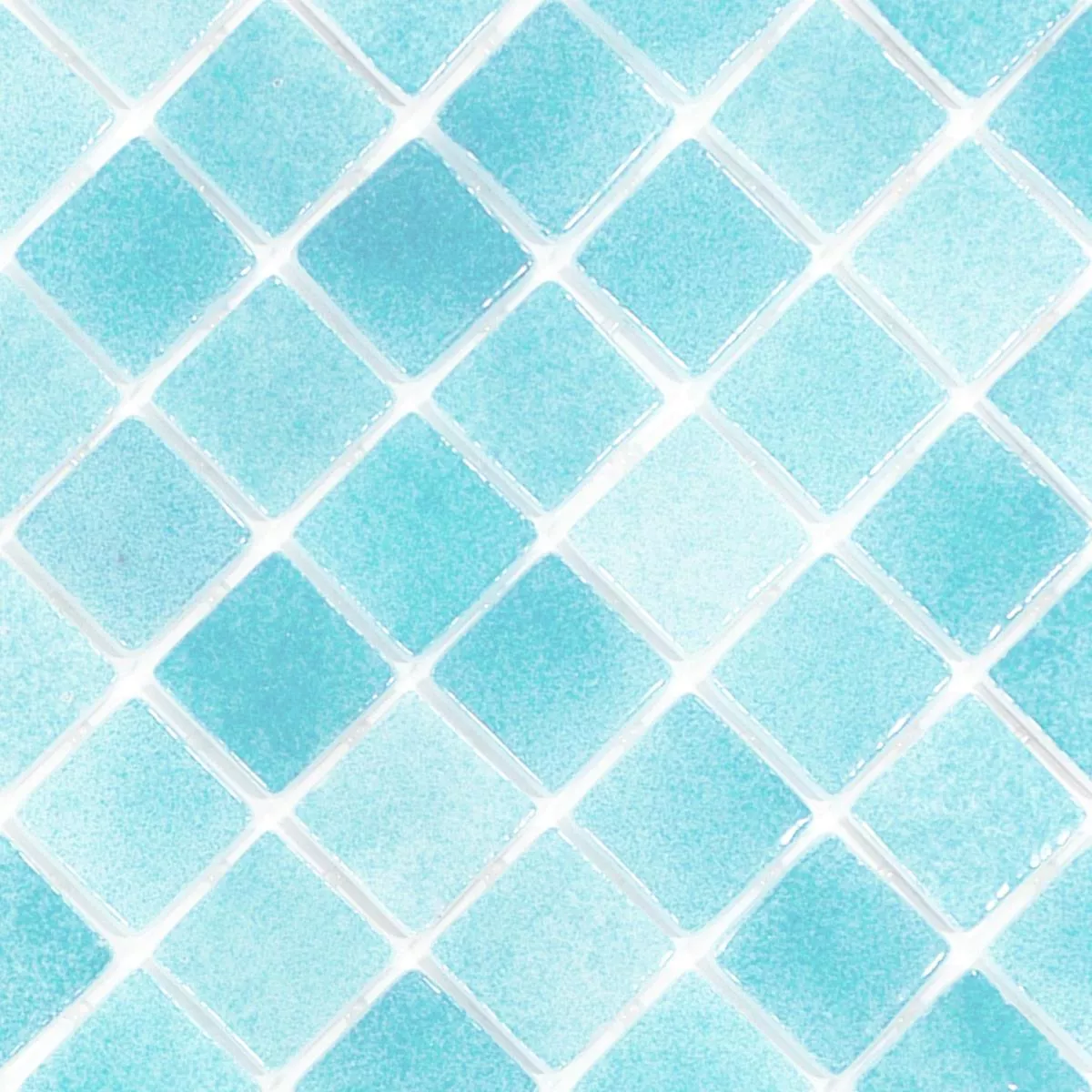 Cristal Piscina Mosaico Lagoona Azul Claro