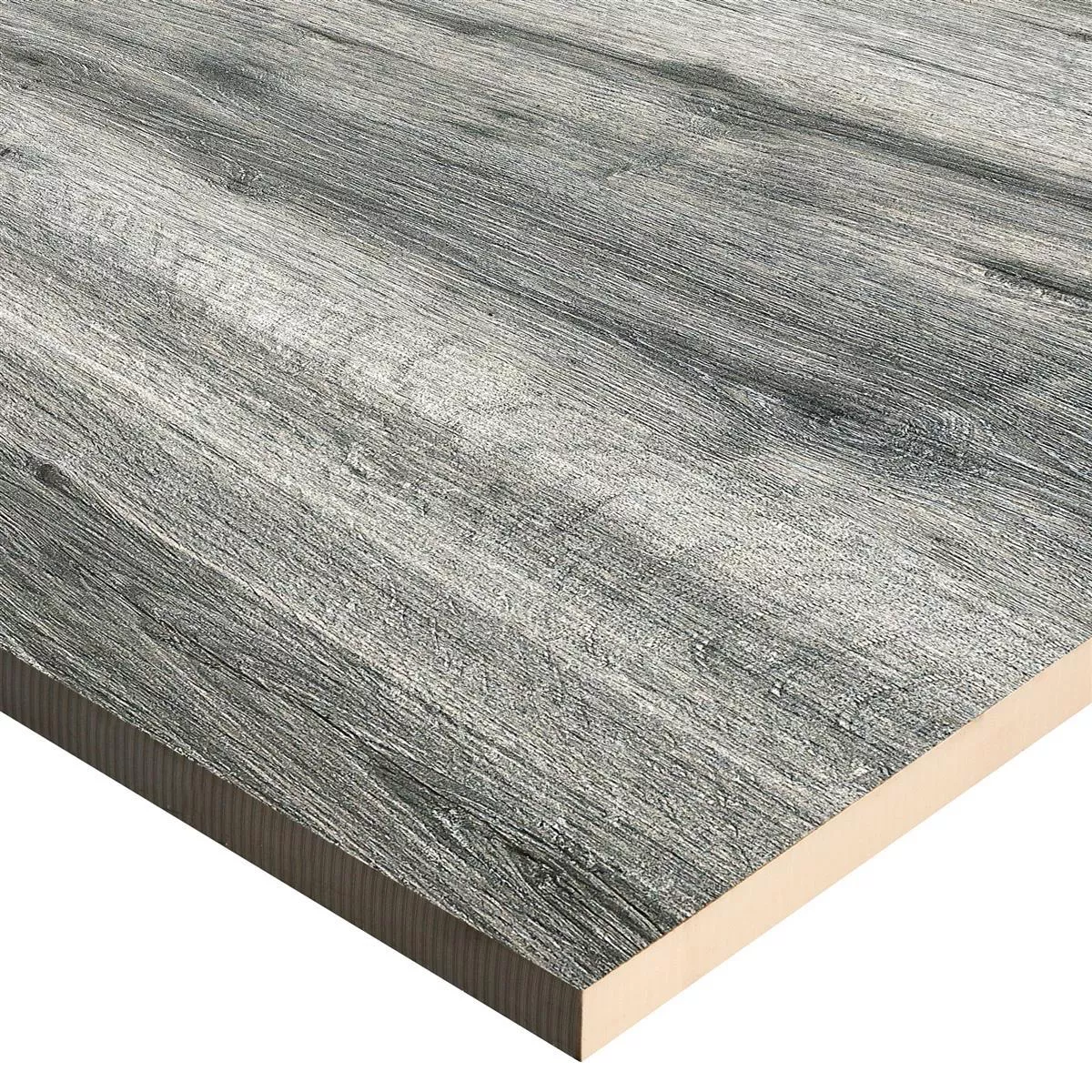 Prøve Terrasser Fliser Starwood Imiteret Træ Grey 60x60cm