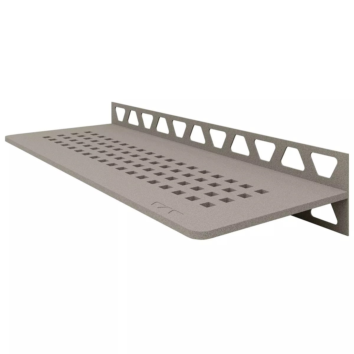 Shower Shelf Wall Shelf Schlüter Rectangle 30x11.5cm Square Grey