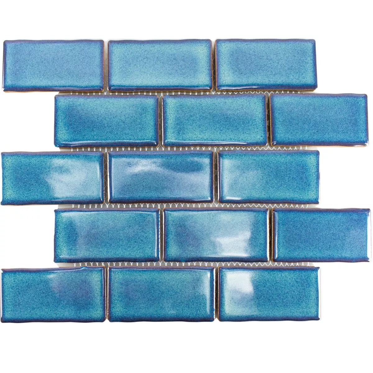Fazekasság Mozaik Csempe Florenz Kézzel Készített Kék