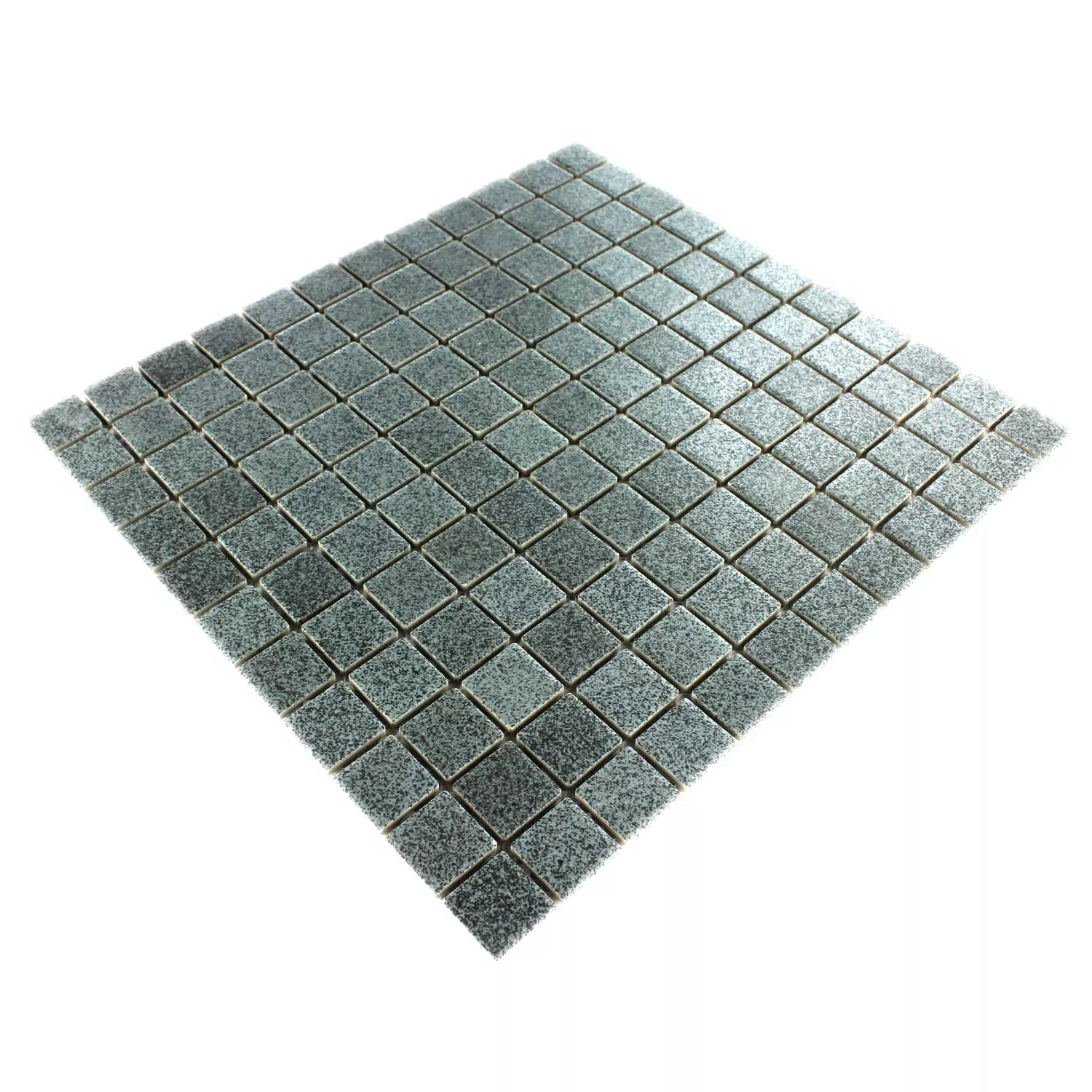 Padrão de Cerâmica Azulejo Mosaico Shalin Anti-Derrapante R10 Cinza Pedra Q25