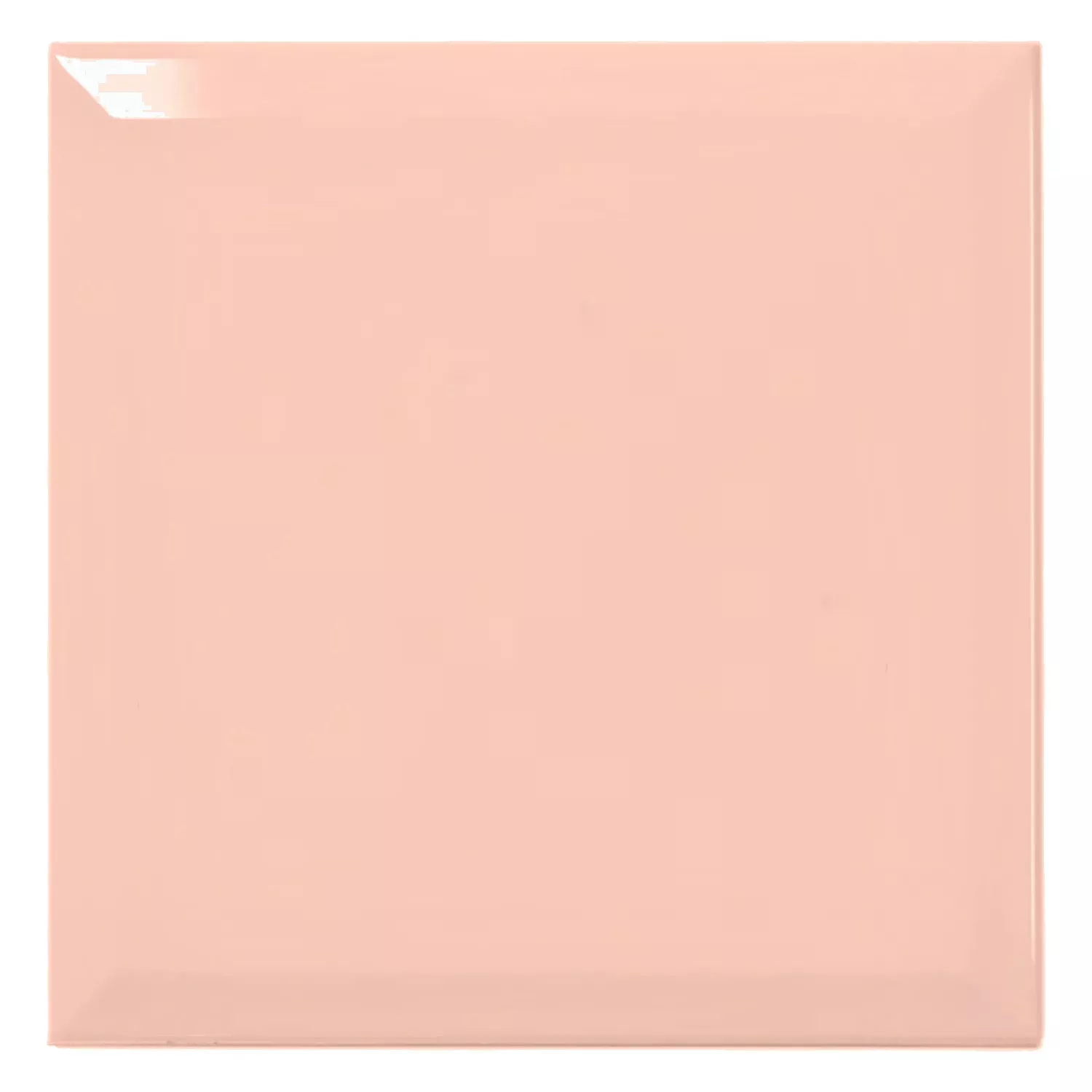 Metro tegel Oranje Glanzend 20x20 cm Met Facet Freetown Salmon