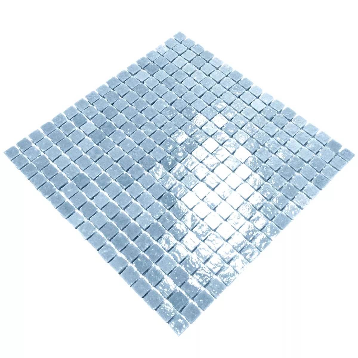 Sample Glass Mosaic Tiles Havana Sky Blue
