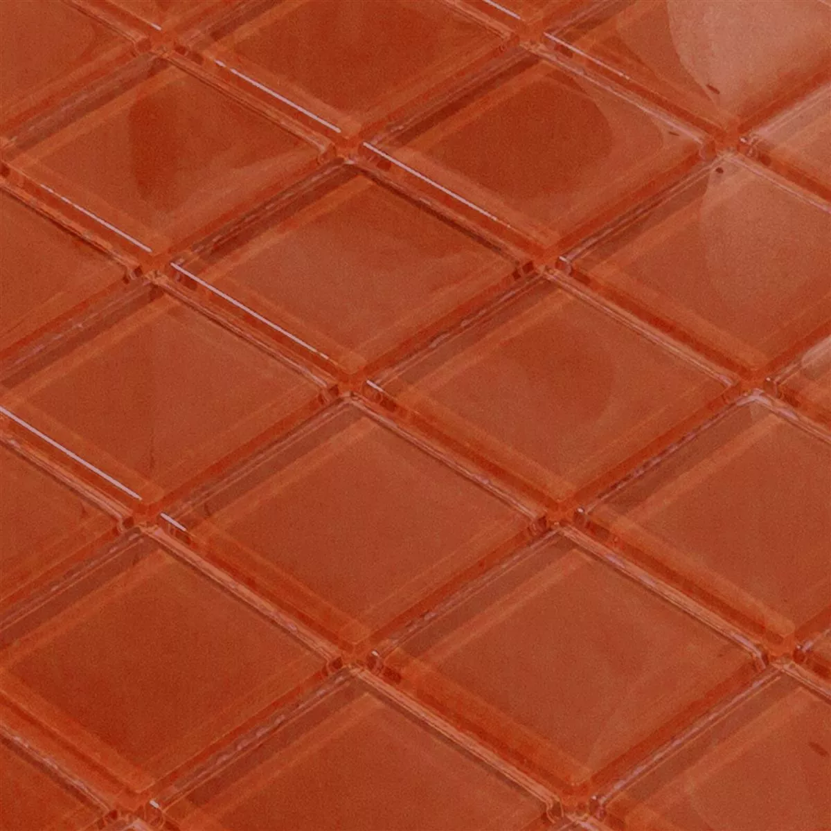 Próbka Mozaiki Szklana Płytki Melmore Czerwone