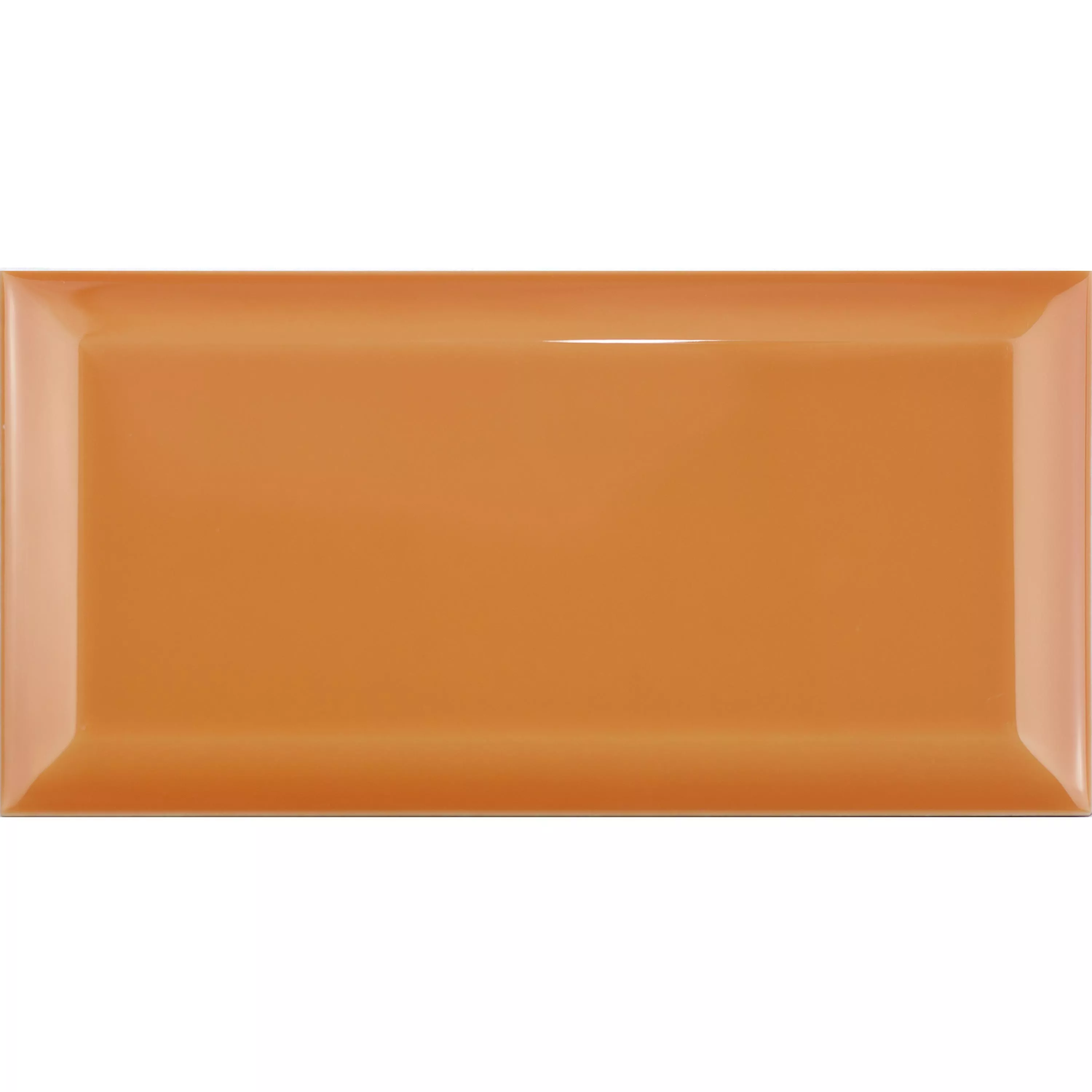Model Metro Plăci Ceramice Pentru Pereti Brussel Fațetă 10x20x0,7cm Naranja