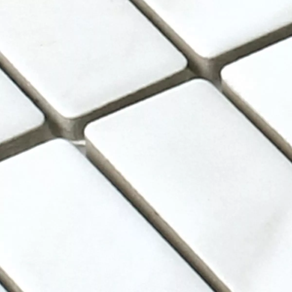 Sample Mosaic Tiles Ceramic Stone Optic Chorol White