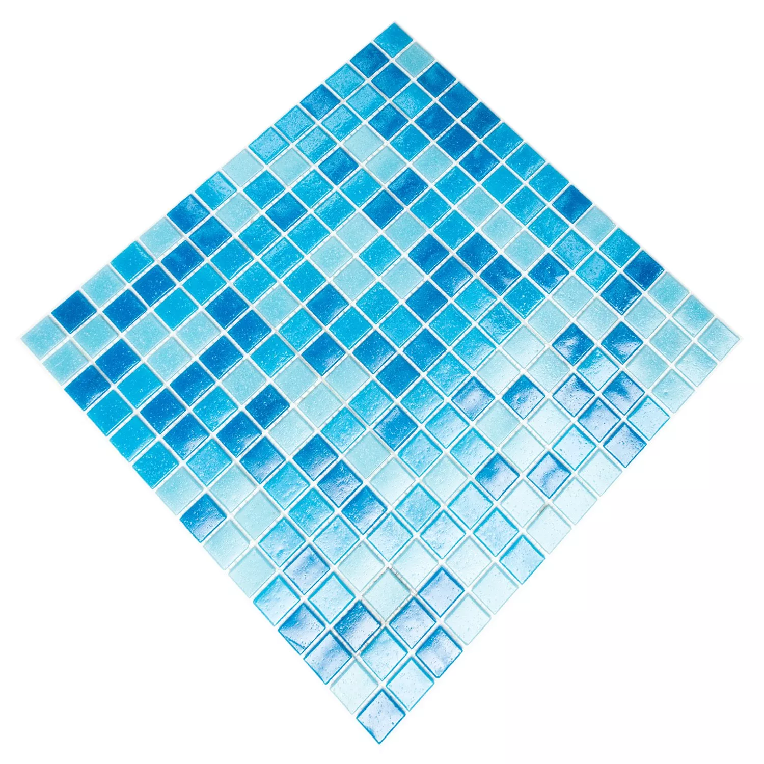 Muster von Schwimmbad Pool Mosaik Pazifik Papierverklebt