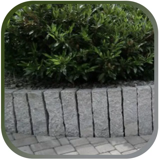 Natural stone palisades Natural stone palisades