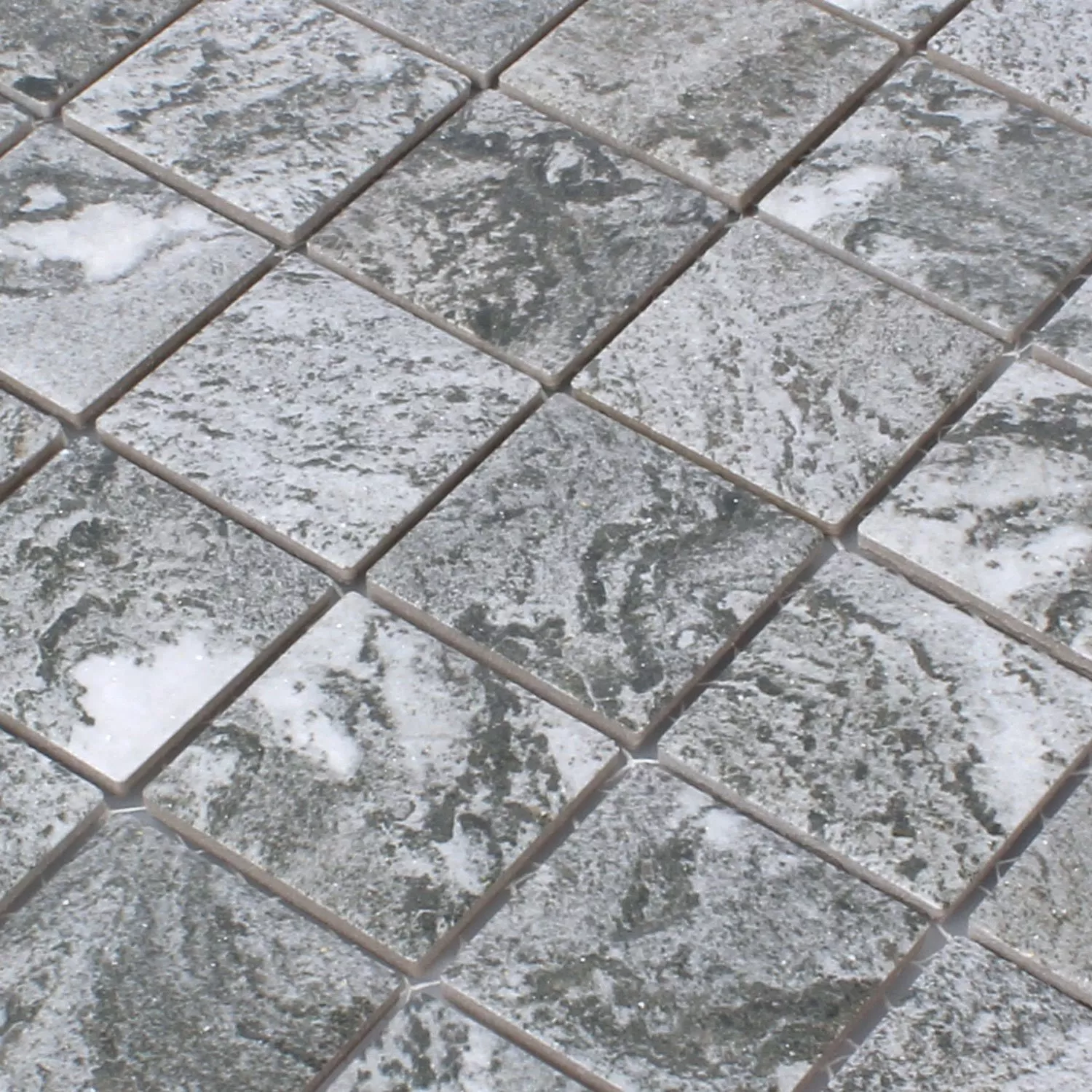 Mozaik Csempe Fazekasság Kő Megjelenés Herkules Szürke 48