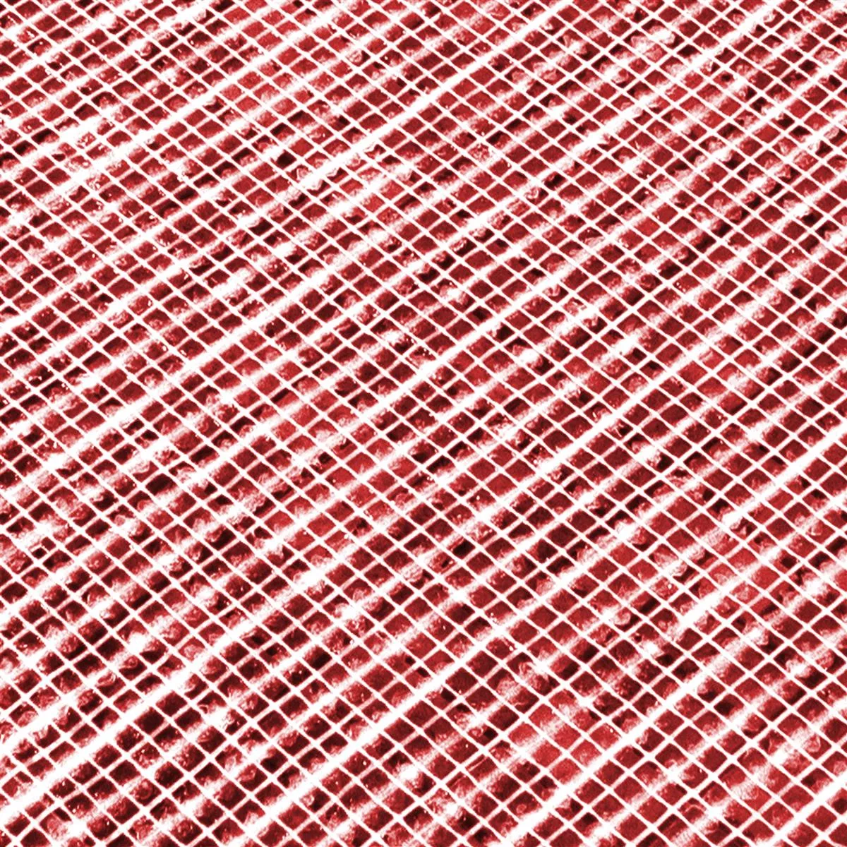 Skleněná Mozaika Dlaždice Vera Červená Mix
