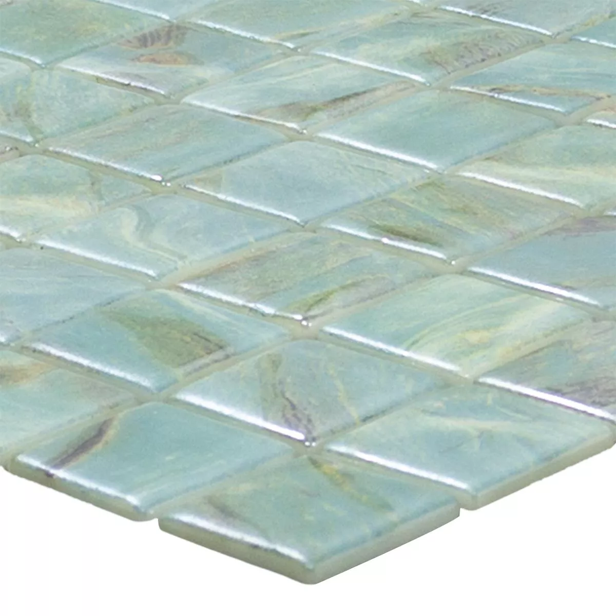 Glas Swimmingpool Mosaik Alassio Turkis 25 Glas Swimmingpool Mosaik Alassio Turkis 25