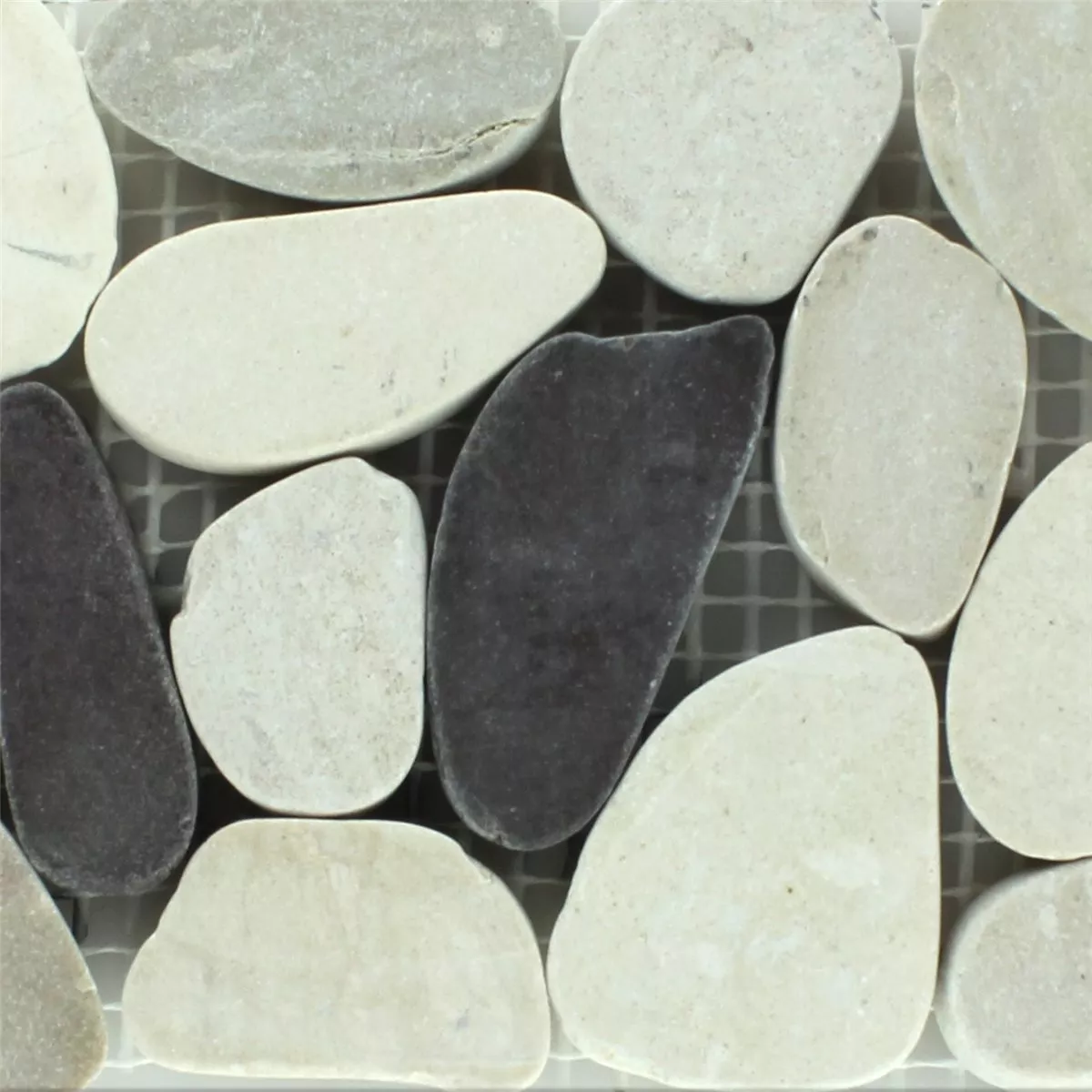 Kamień Otoczak Listwa 10x30cm Biały Beżowy Różowy Pebbles