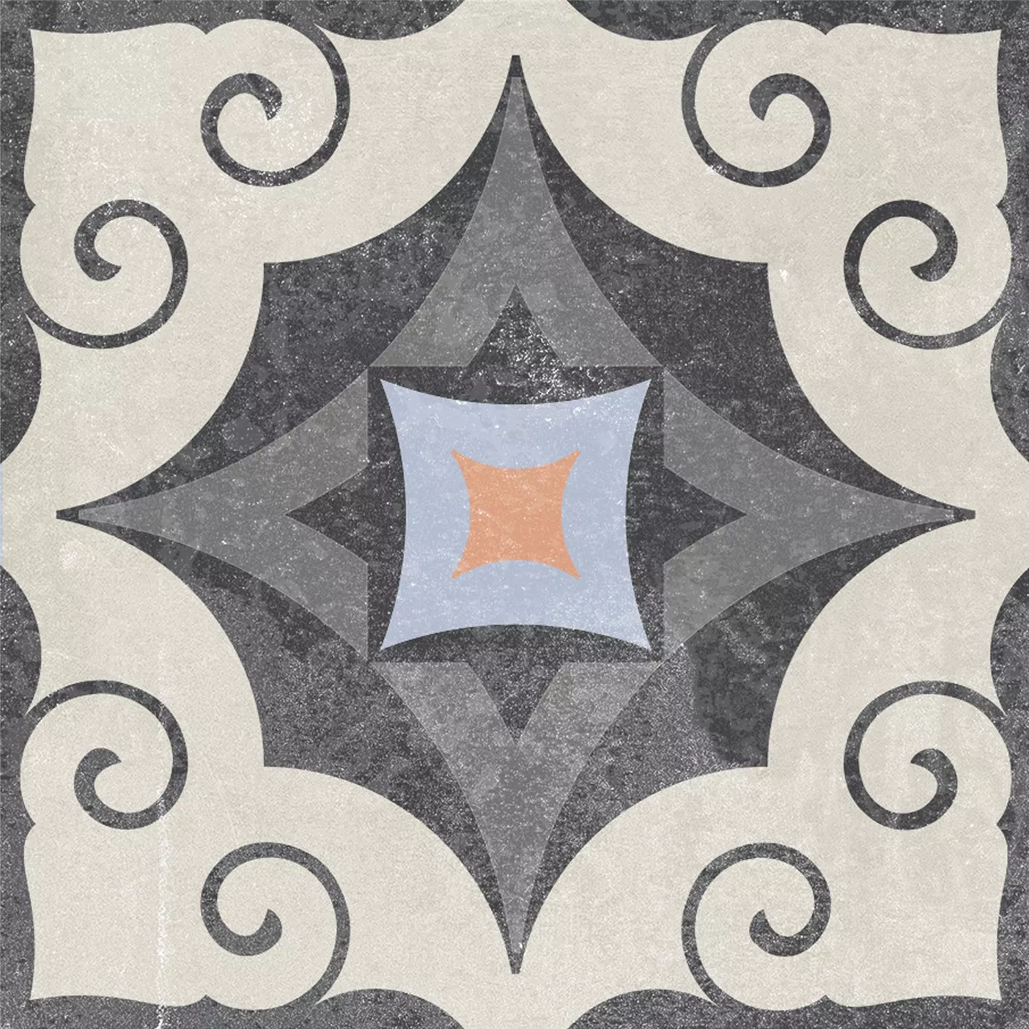 Πλακάκι Δαπέδου Εμφάνιση Tσιμέντου Toulon Serrano 18,6x18,6cm