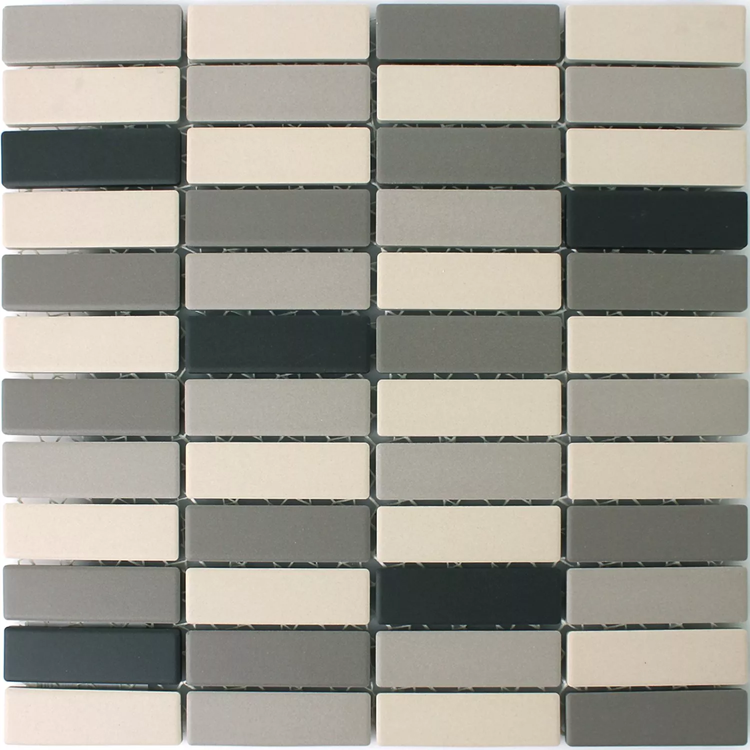 Mosaic Tiles Ceramic Multimix Blue Grey Mix