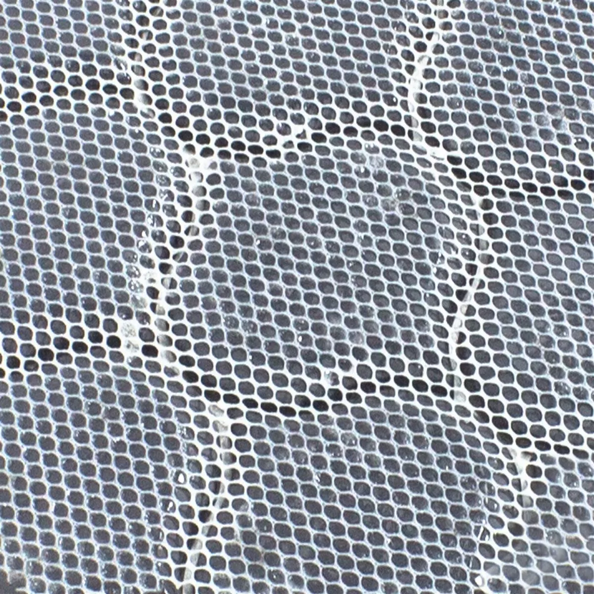 Sample Glass Mosaic Tiles Andalucia Arabesque Grey