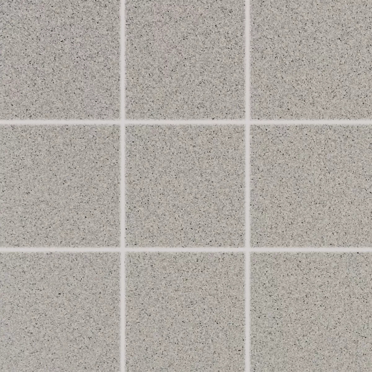 Mosaikfliesen Olympia Mittelgrau Matt 98x98x8 mm R10/B