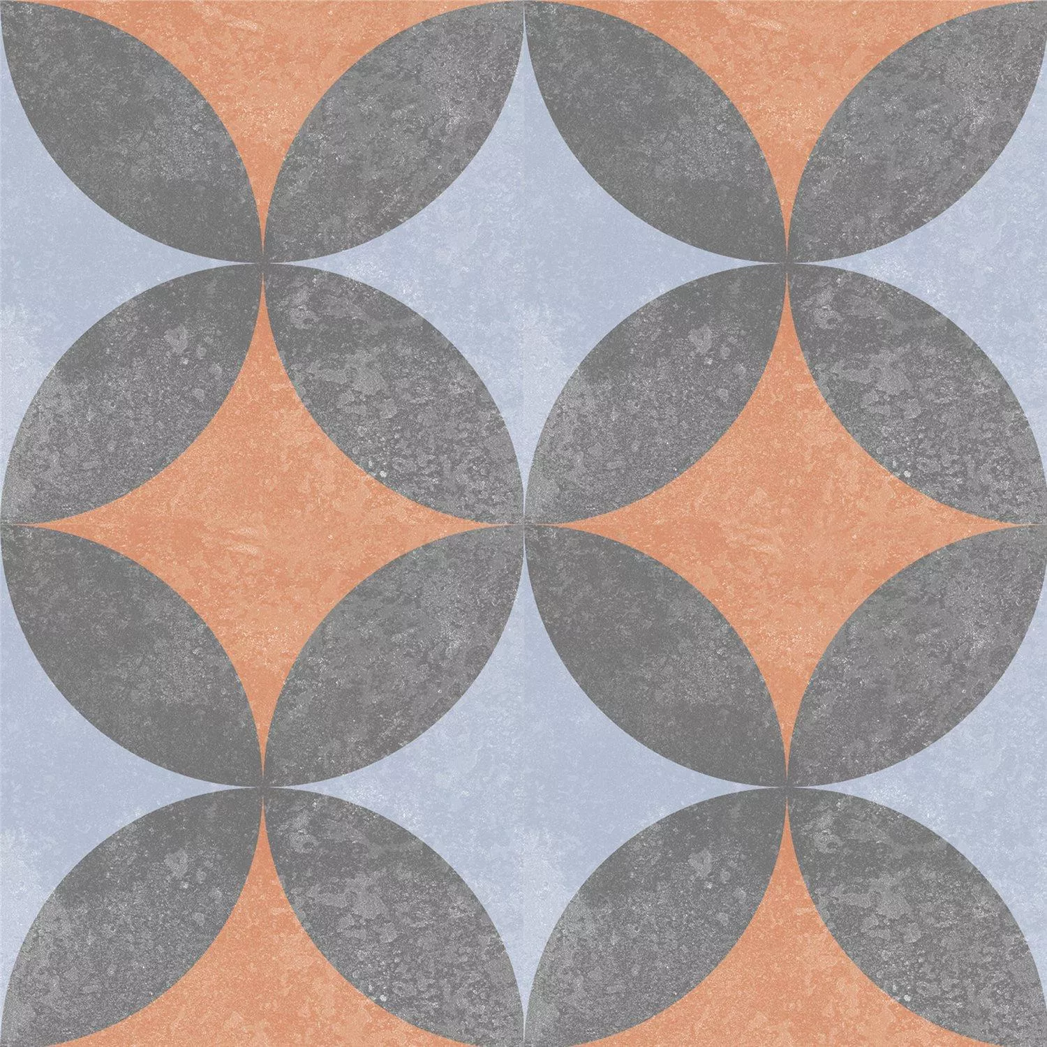 Cement Tiles Retro Optic Gris Floor Tiles Cano 18,6x18,6cm