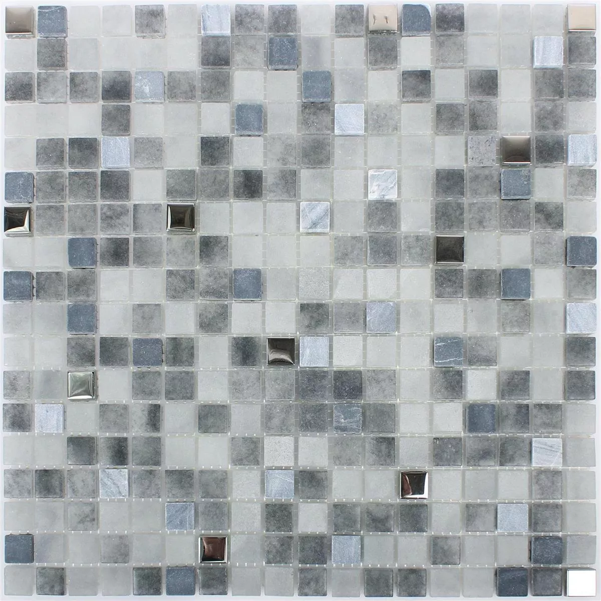 Mozaik Csempe Üveg Természetes Kő Mix Freyland Fekete