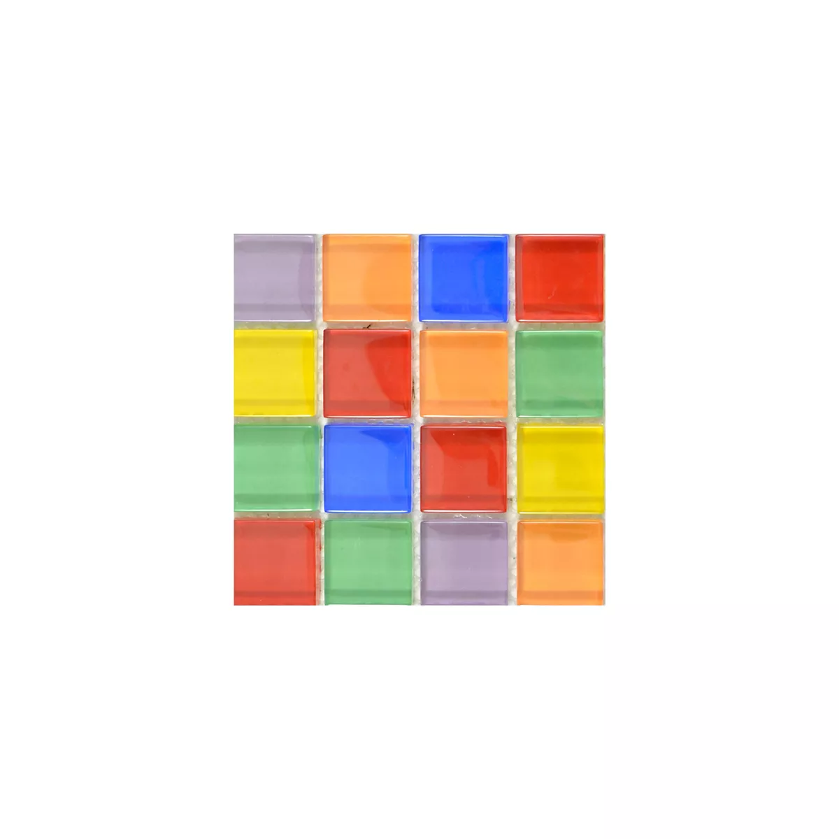Padrão de Mosaico De Vidro Azulejos Ararat Multicolorido Mix