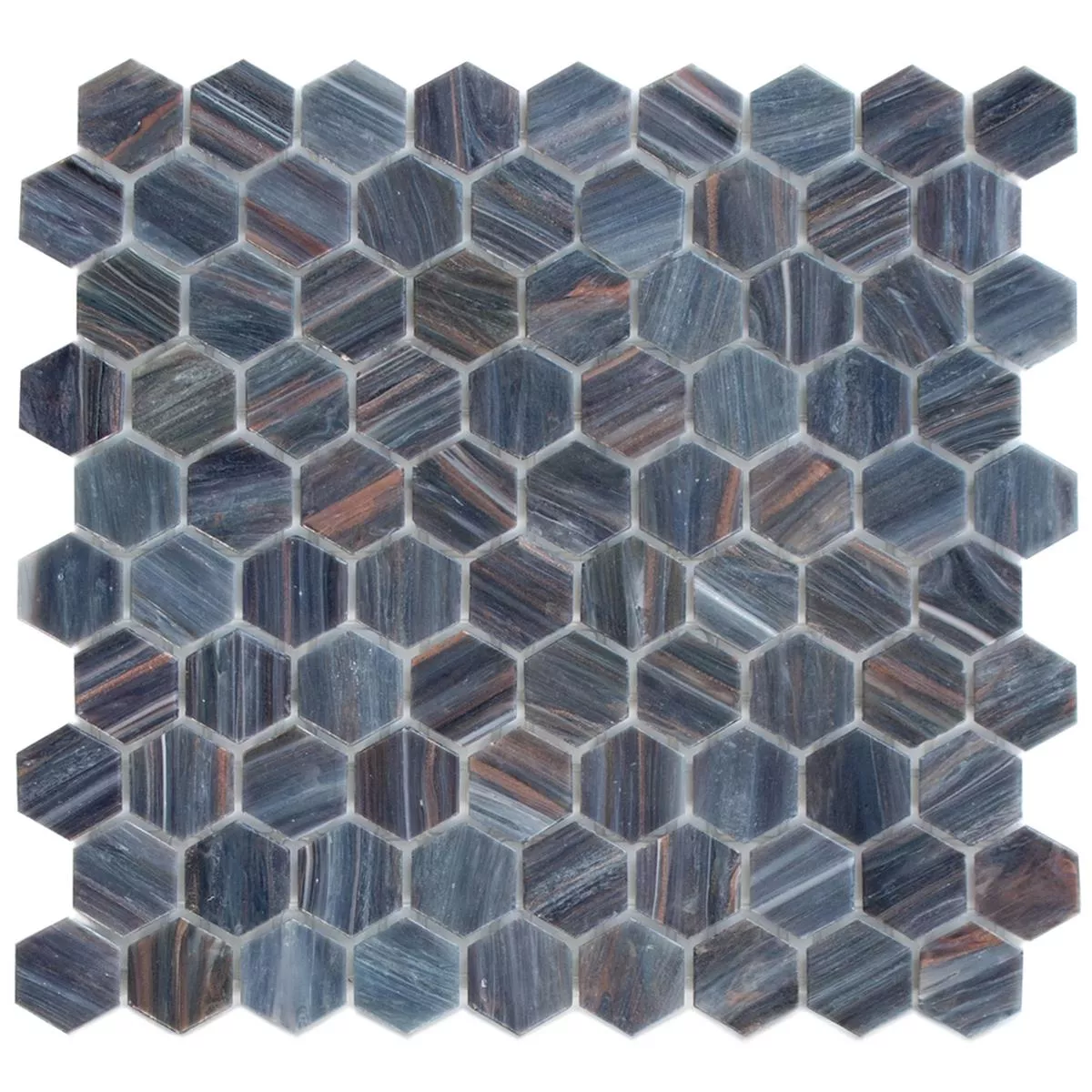 Mosaic Tiles Trend-Vi Glass Hexagonal 218