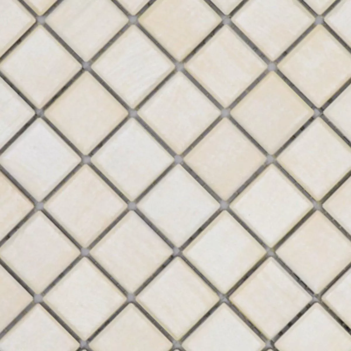 Ceramic Mosaic Tiles Luminara Wood Optic Beige