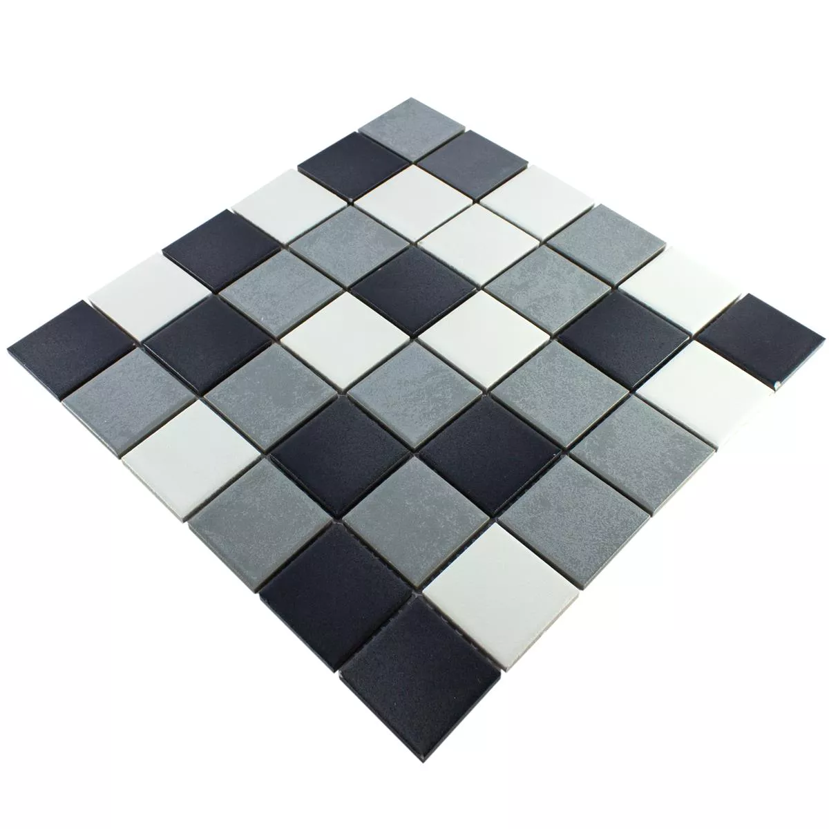 Ceramic Mosaic Tiles Orion Black Grey