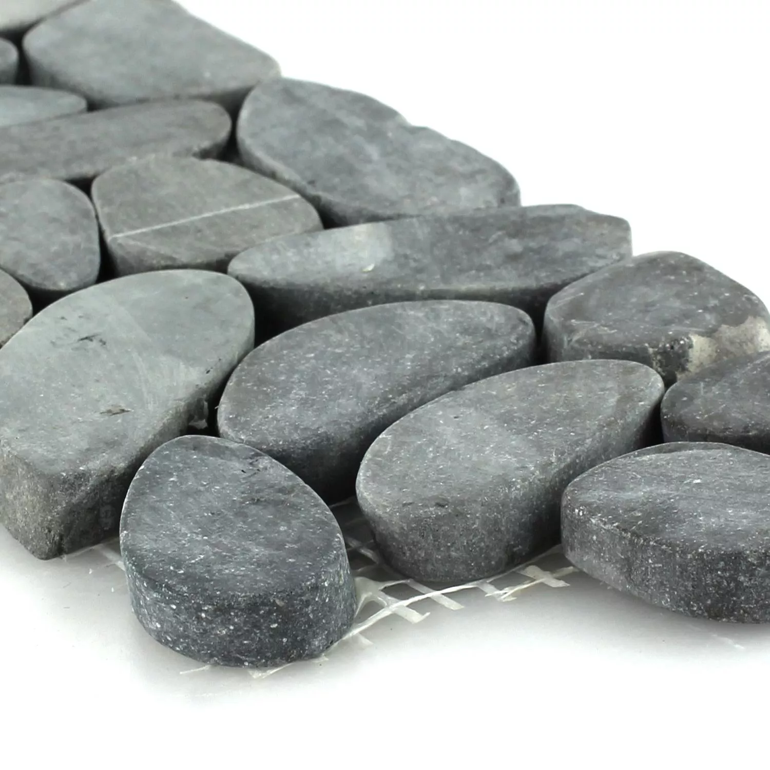 Småsten Bordure 10x30cm Antracit Hell Pebbles Småsten Bordure 10x30cm Antracit Hell Pebbles