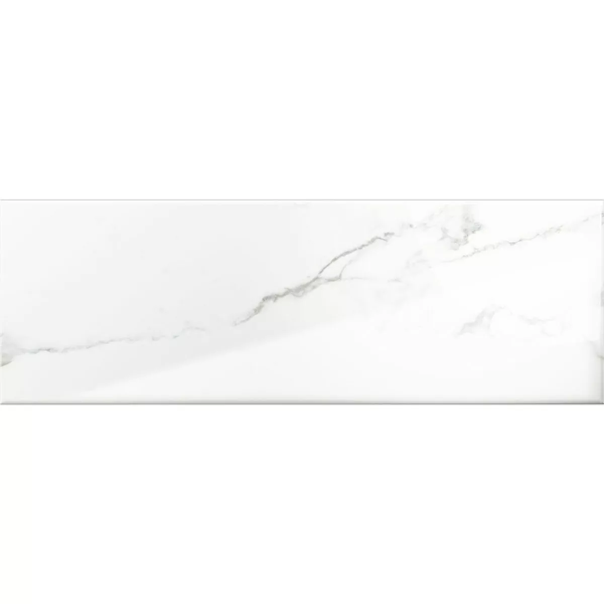 Metro Wall Tiles Girona Marble Optic Blanc Glossy 10x30cm Metro Wall Tiles Girona Marble Optic Blanc Glossy 10x30cm