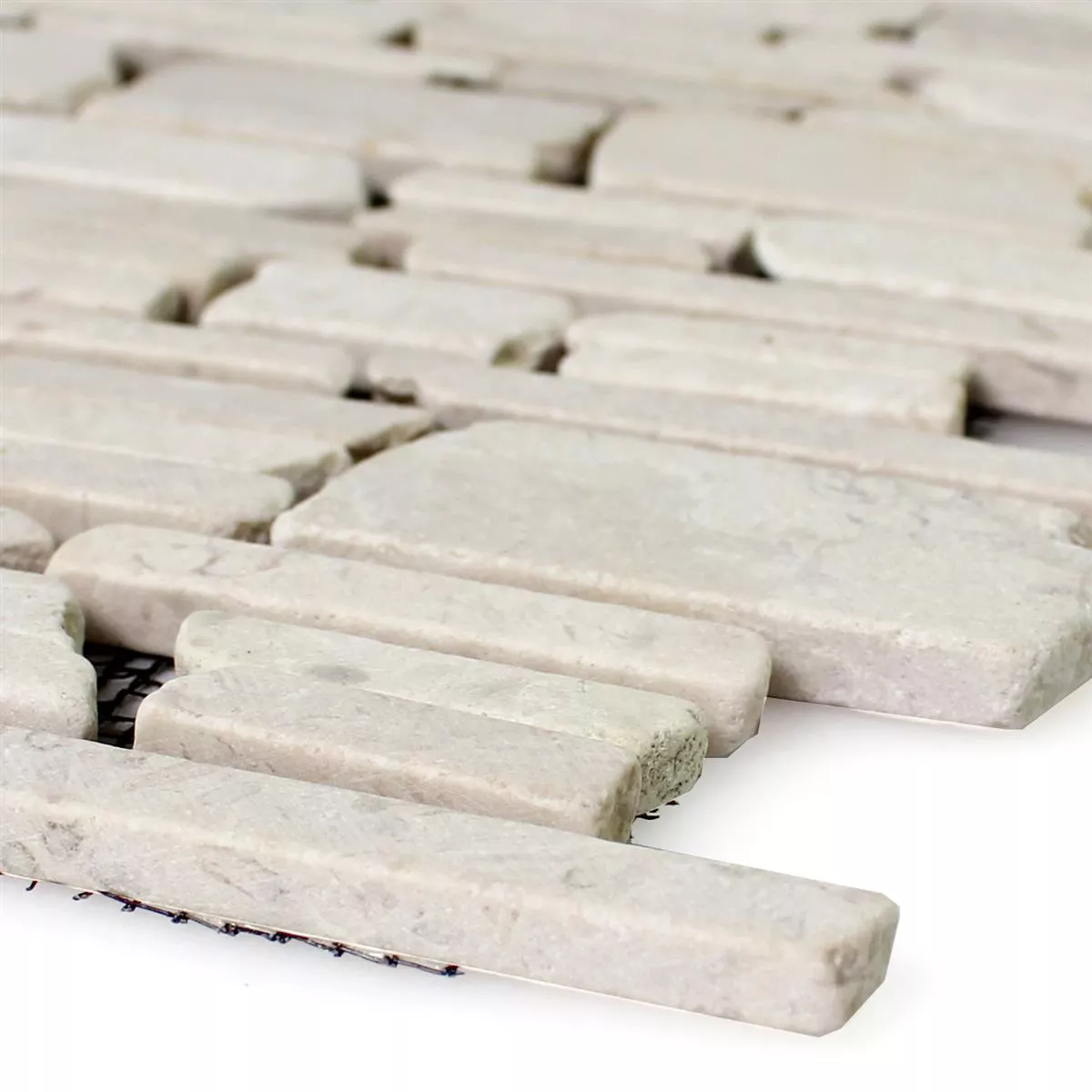 Sample Mosaic Tiles Marble Brick Biancone