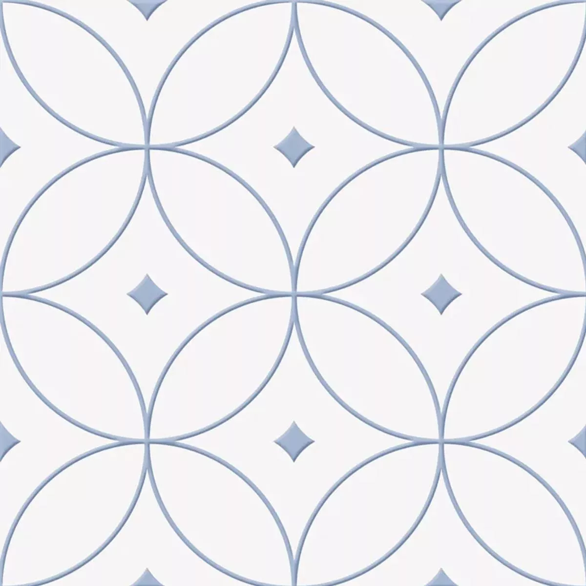 Skyros Μπλε Ασπρο 25x25 cm