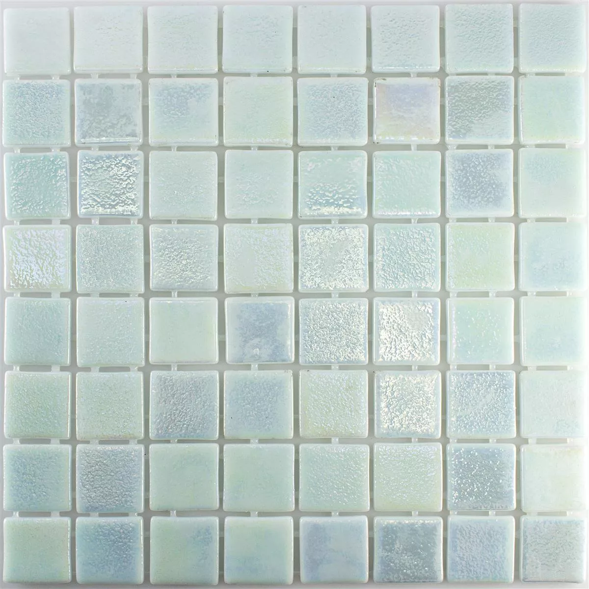 Padrão de Vidro Piscina Pool Mosaico McNeal Branco 38