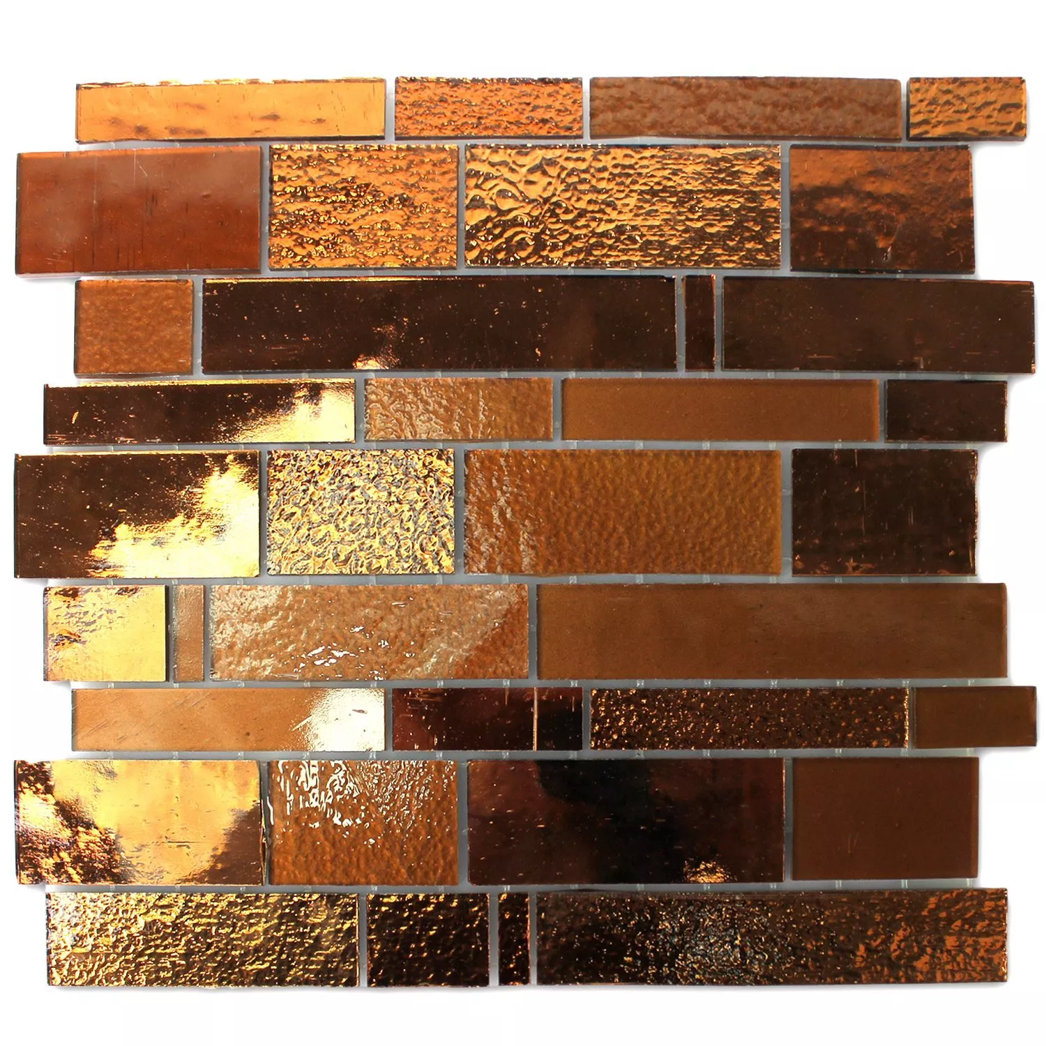 Azulejo Mosaico Trend-Vi Vidro Metropolis Amber