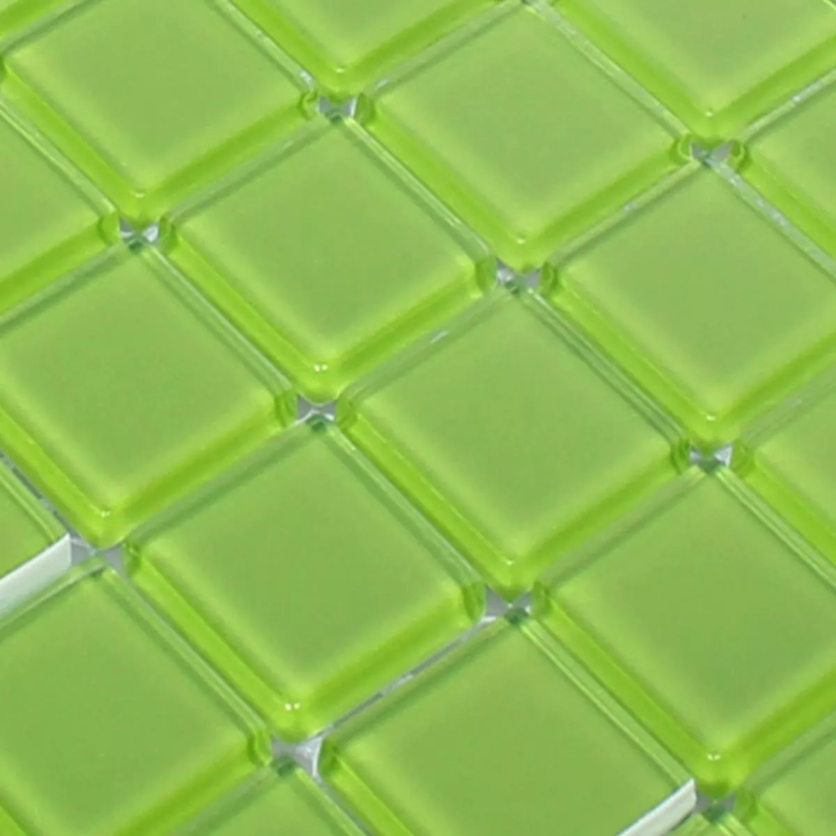 Sample Glass Mosaic Tiles Florida Green