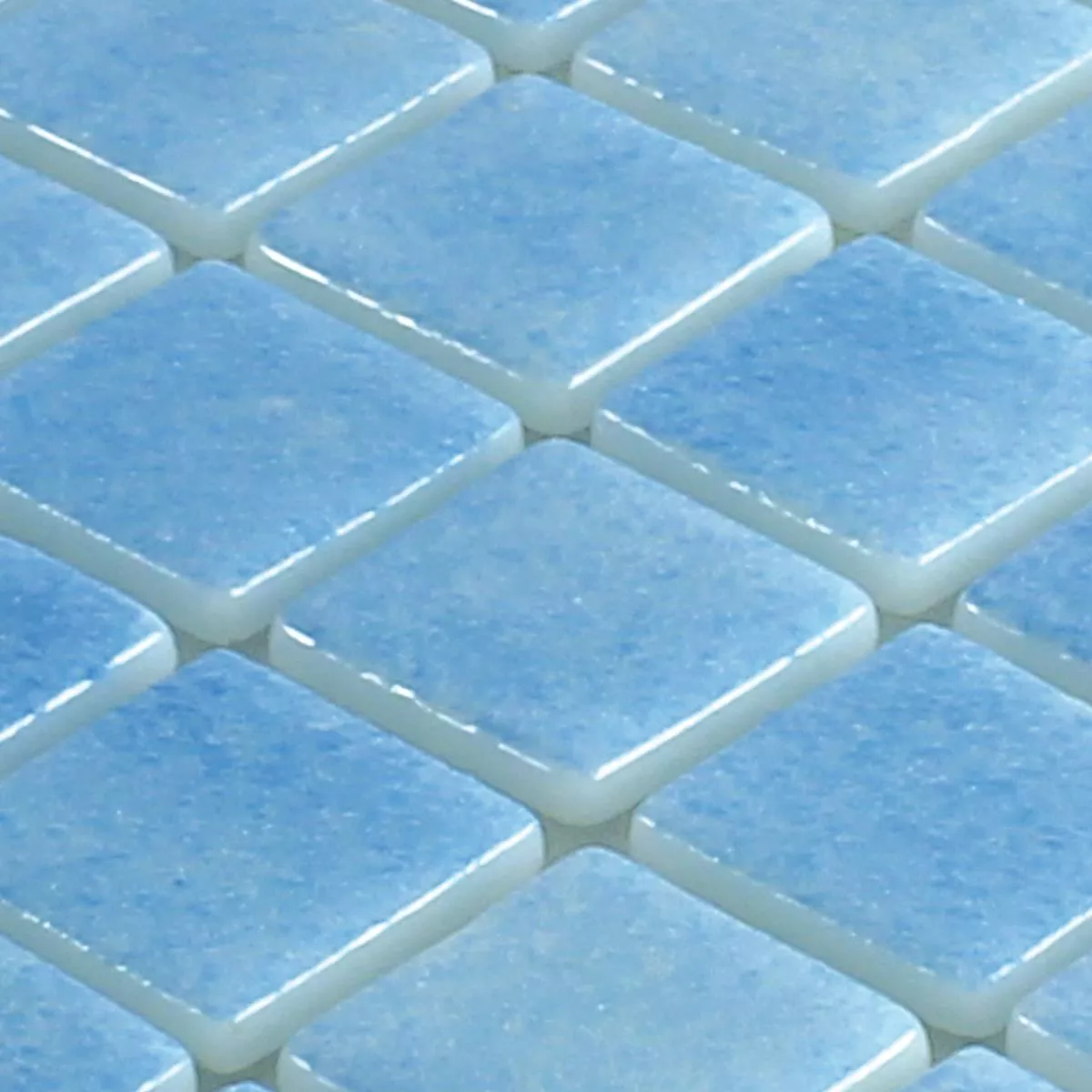 Padrão de Vidro Piscina Pool Mosaico Lagune R11C Azul Claro