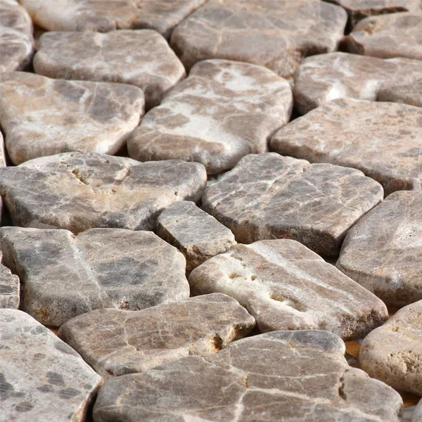 Próbka Mozaika Marmur Łamany Kamień Naturalny Castanao