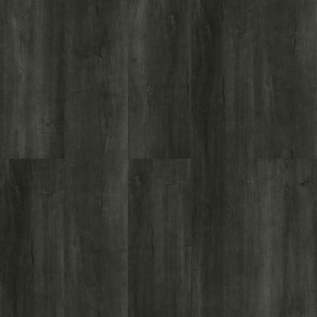 Vinyle Carrelage Sol Et Mur Système De Clic Blackwood Anthracite 17,2x121cm