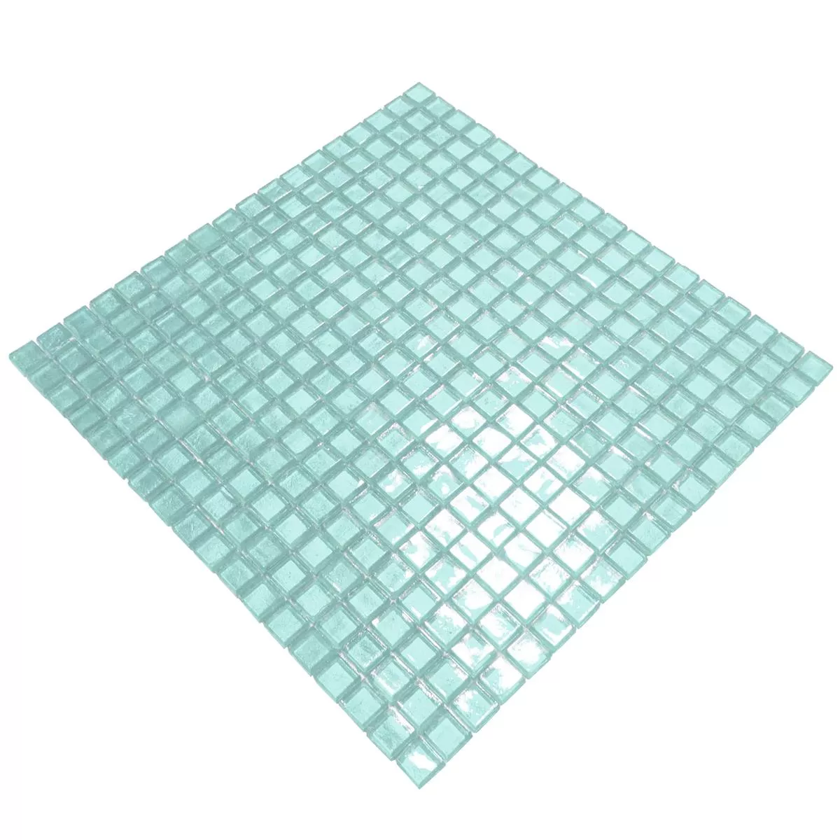 Padrão de Mosaico De Vidro Azulejos Anastasia Mar Azul