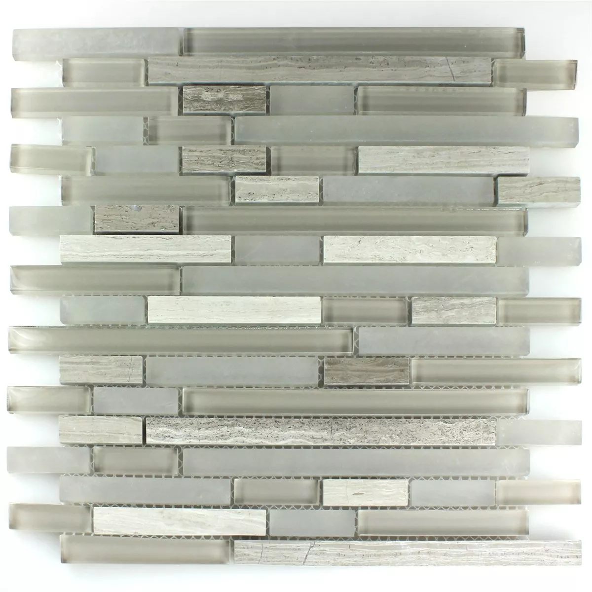 Sample Mosaic Tiles Glass Marble Burlywood Sticks