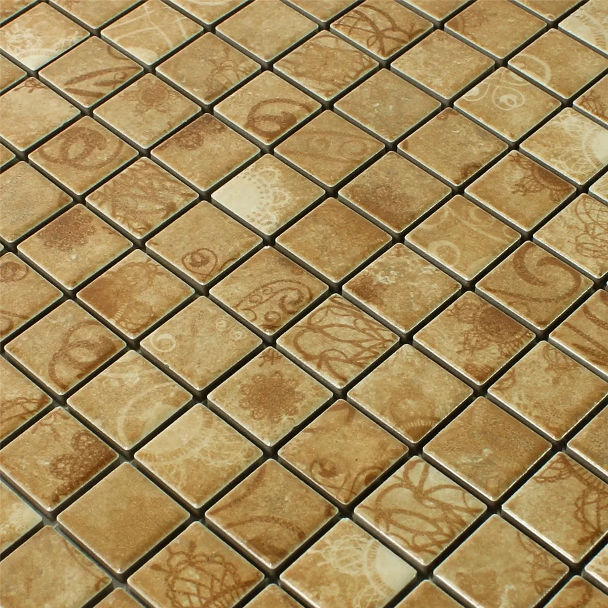 Sample Mosaic Tiles Ceramic Laceo Beige
