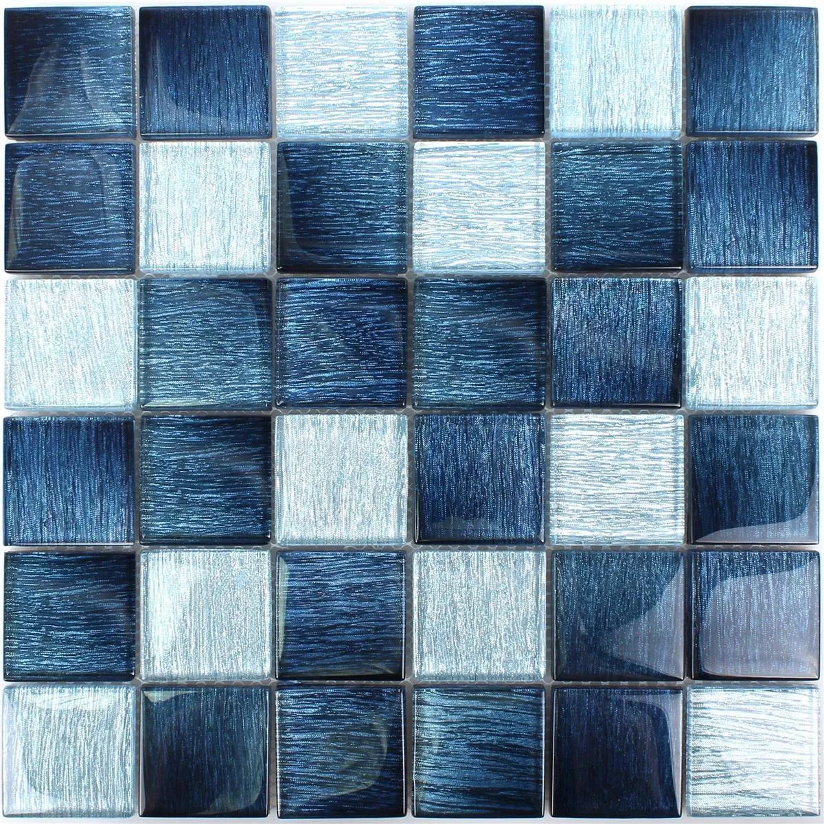 Uzorak Stakleni Mozaik Pločice Bellevue Plava