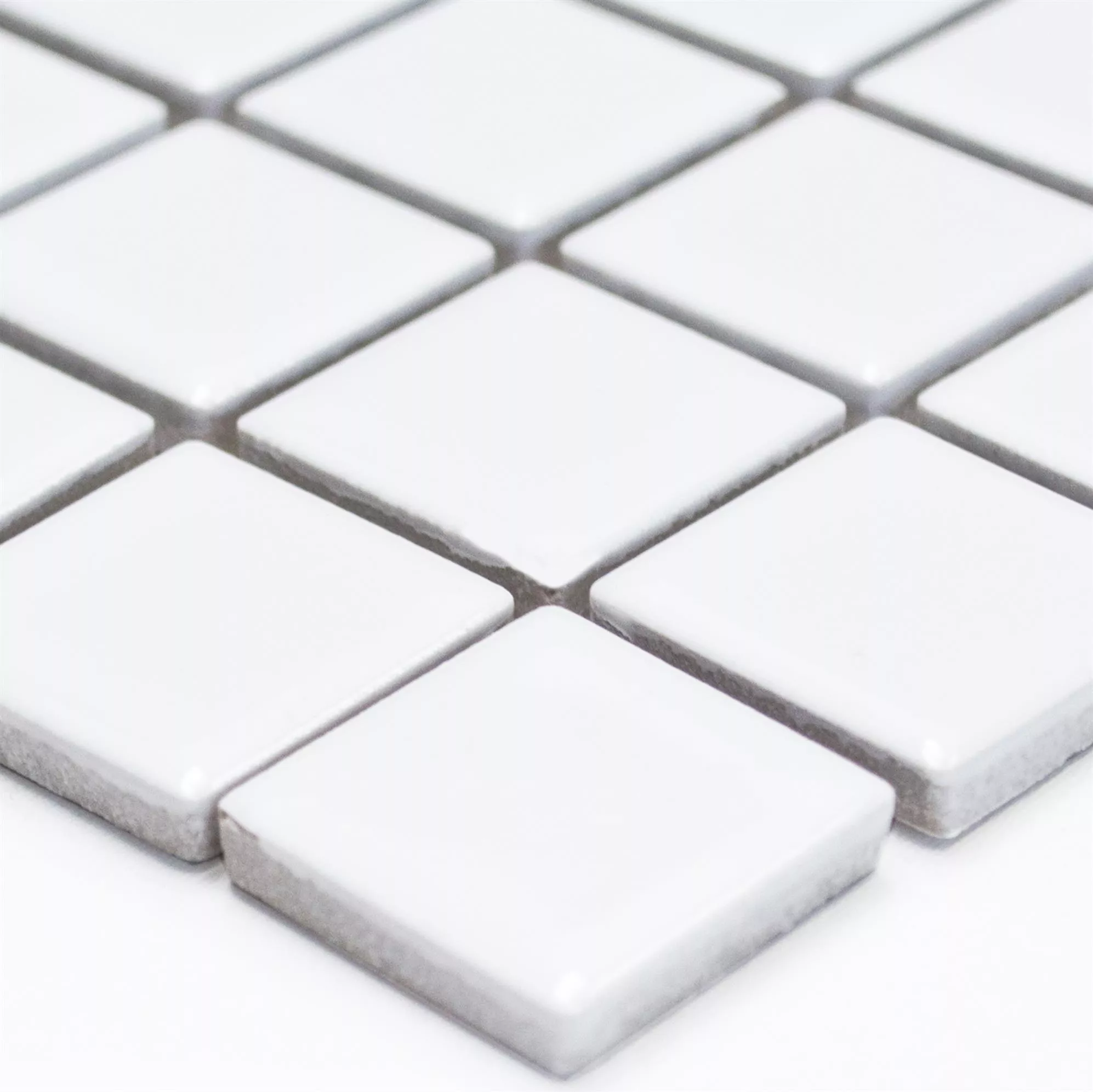 Mosaic Tiles Ceramic White Mat Mosaic Tiles Ceramic White Mat