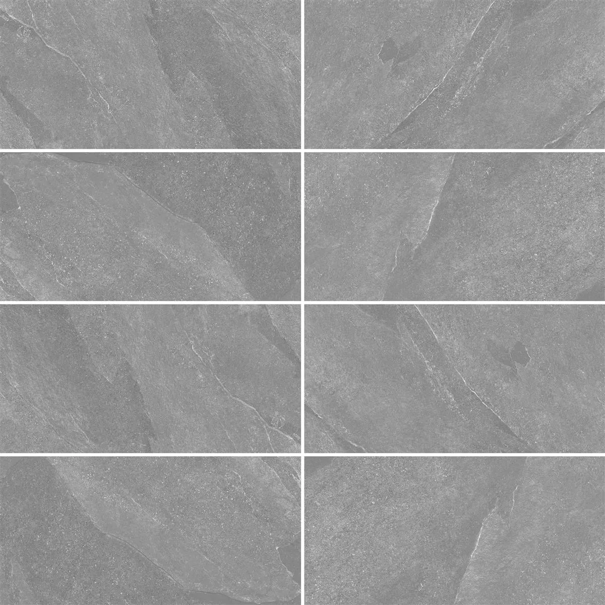Sample Floor Tiles Memphis Stone Optic R10/B Anthracite 30x60cm