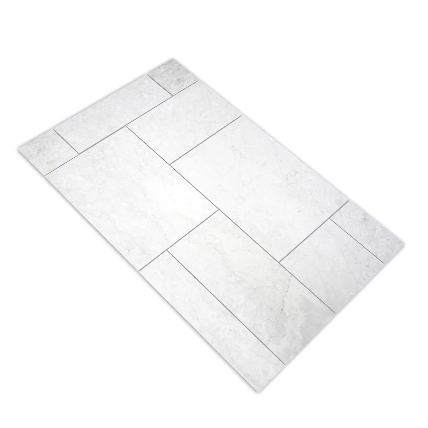 Natural Stone Tiles Marble Treviso White Roman Pattern