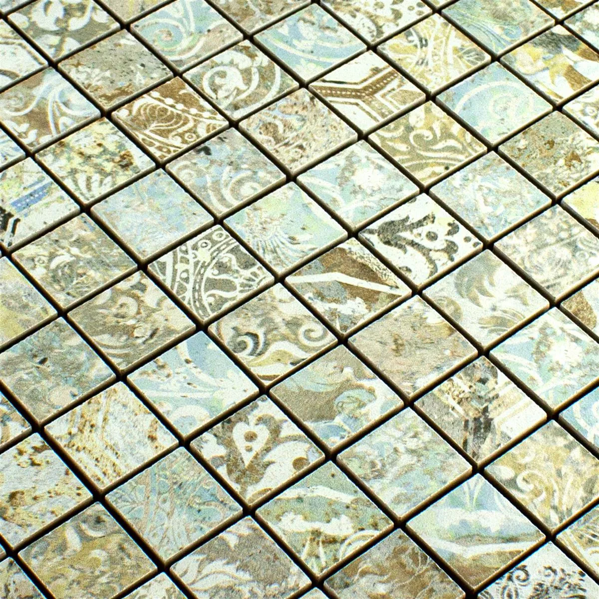 Mozaic Ceramic Gresie Bellona Efect Viu Colorate 25x25mm