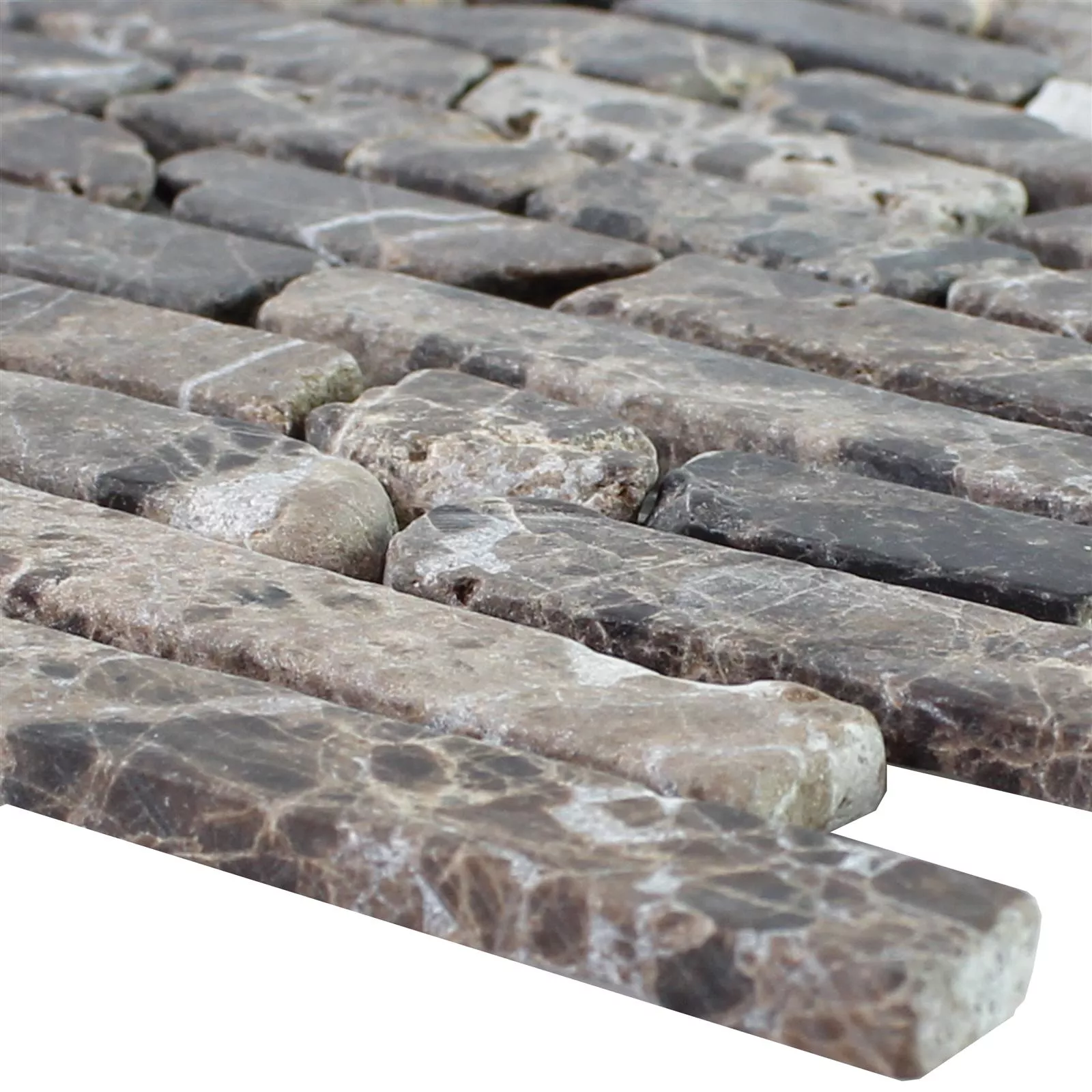 Marble Natural Stone Mosaic Tiles Rocky Brown Marble Natural Stone Mosaic Tiles Rocky Brown