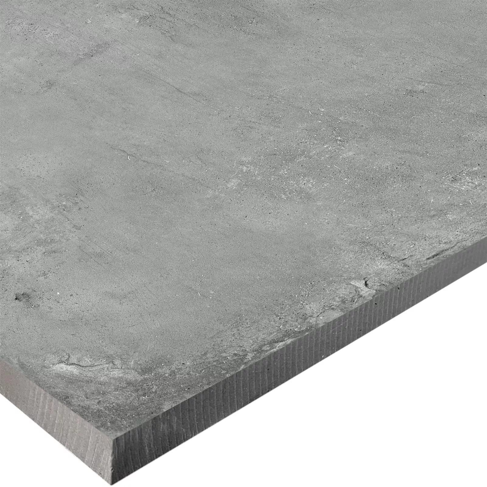 Muster Terrassenplatten Zementoptik Berlin Grau 60x60cm